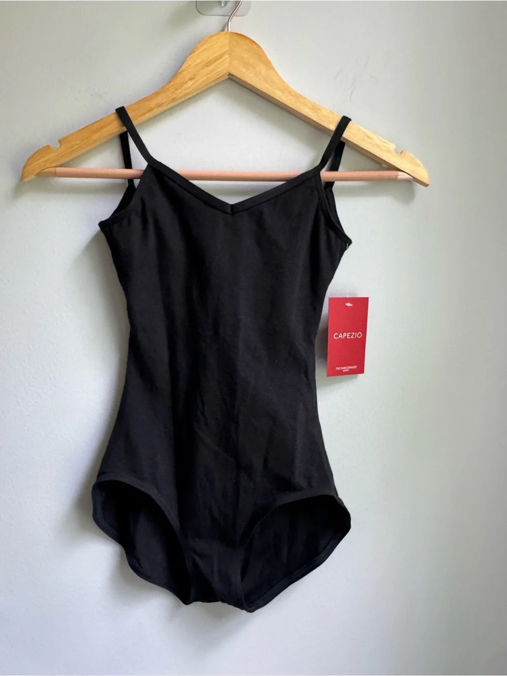 NWT Capezio Black Girls' Camisole Dance Leotard